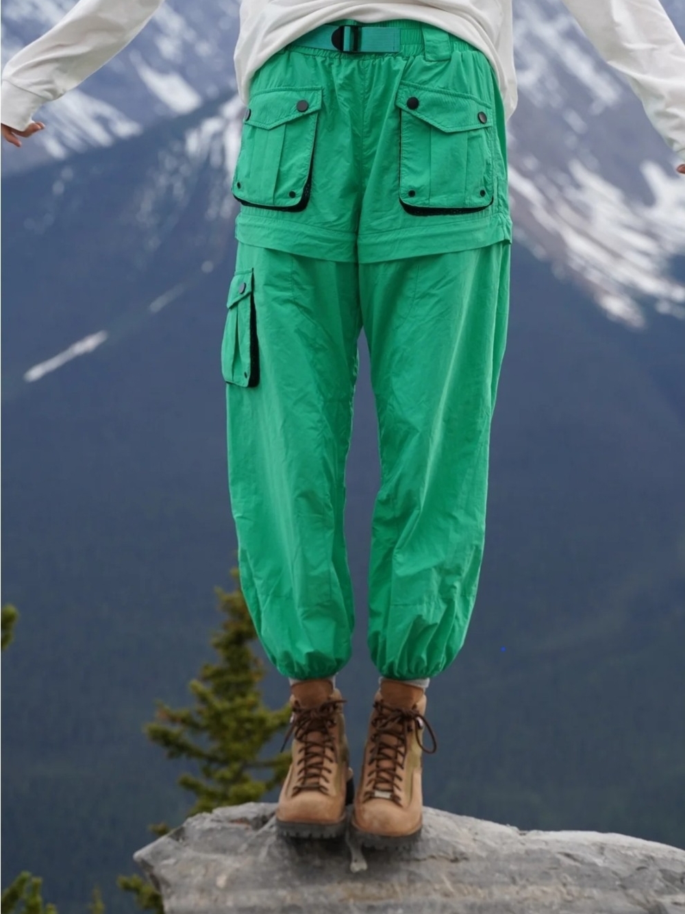 Jade Zip-Off Cargo Pants with Utility Pockets
